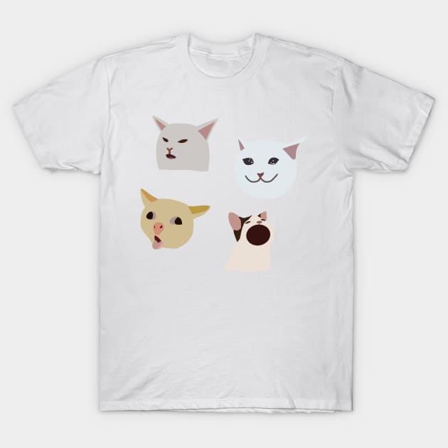 Meme Cats T-Shirt by mollykay26